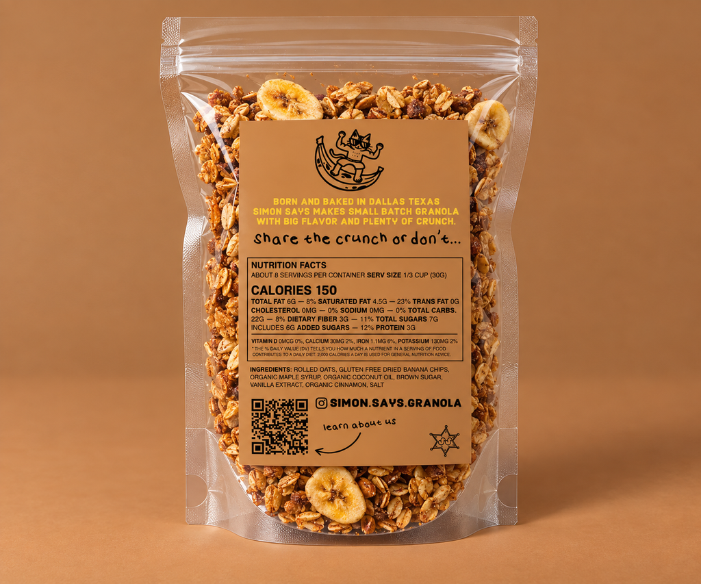 Banana Foster Granola