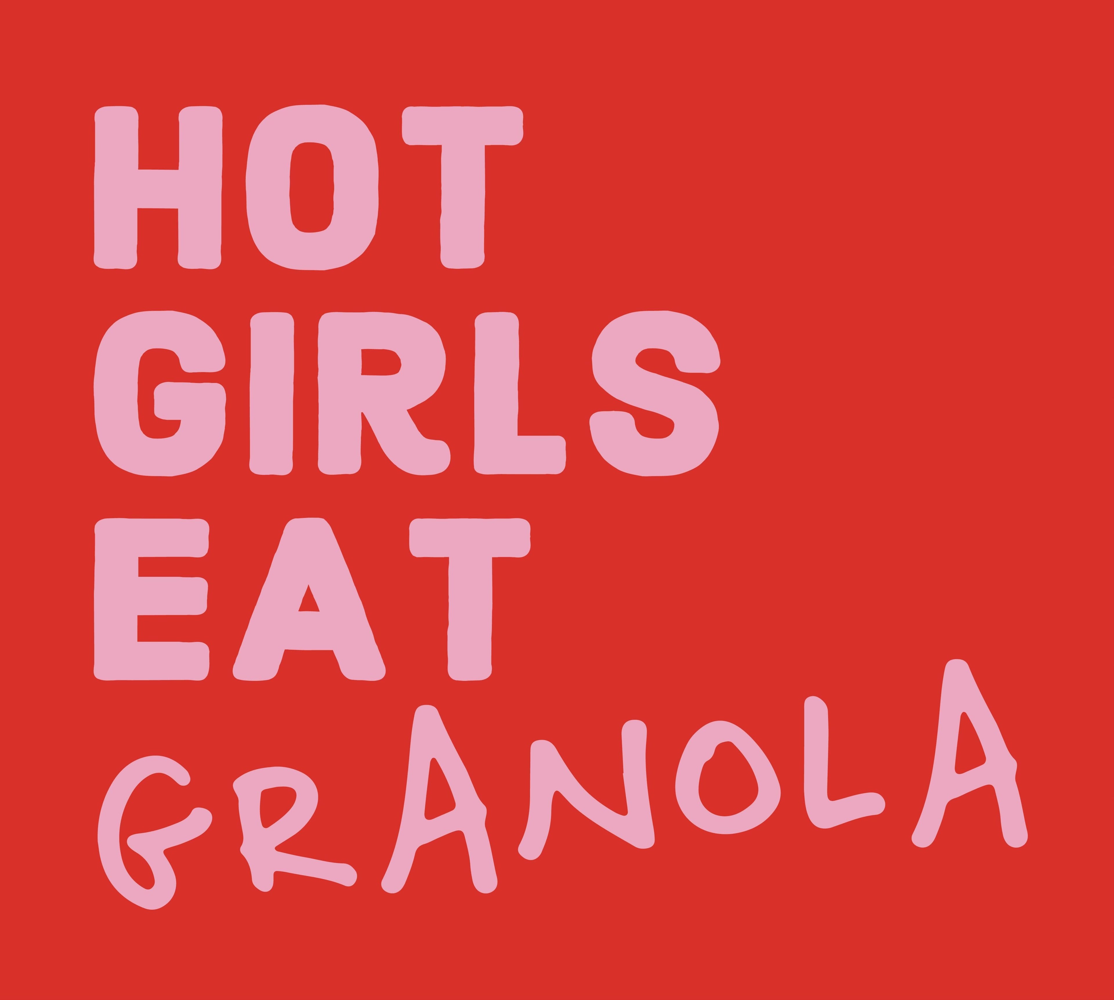 Hot Girls Eat Granola Sticker